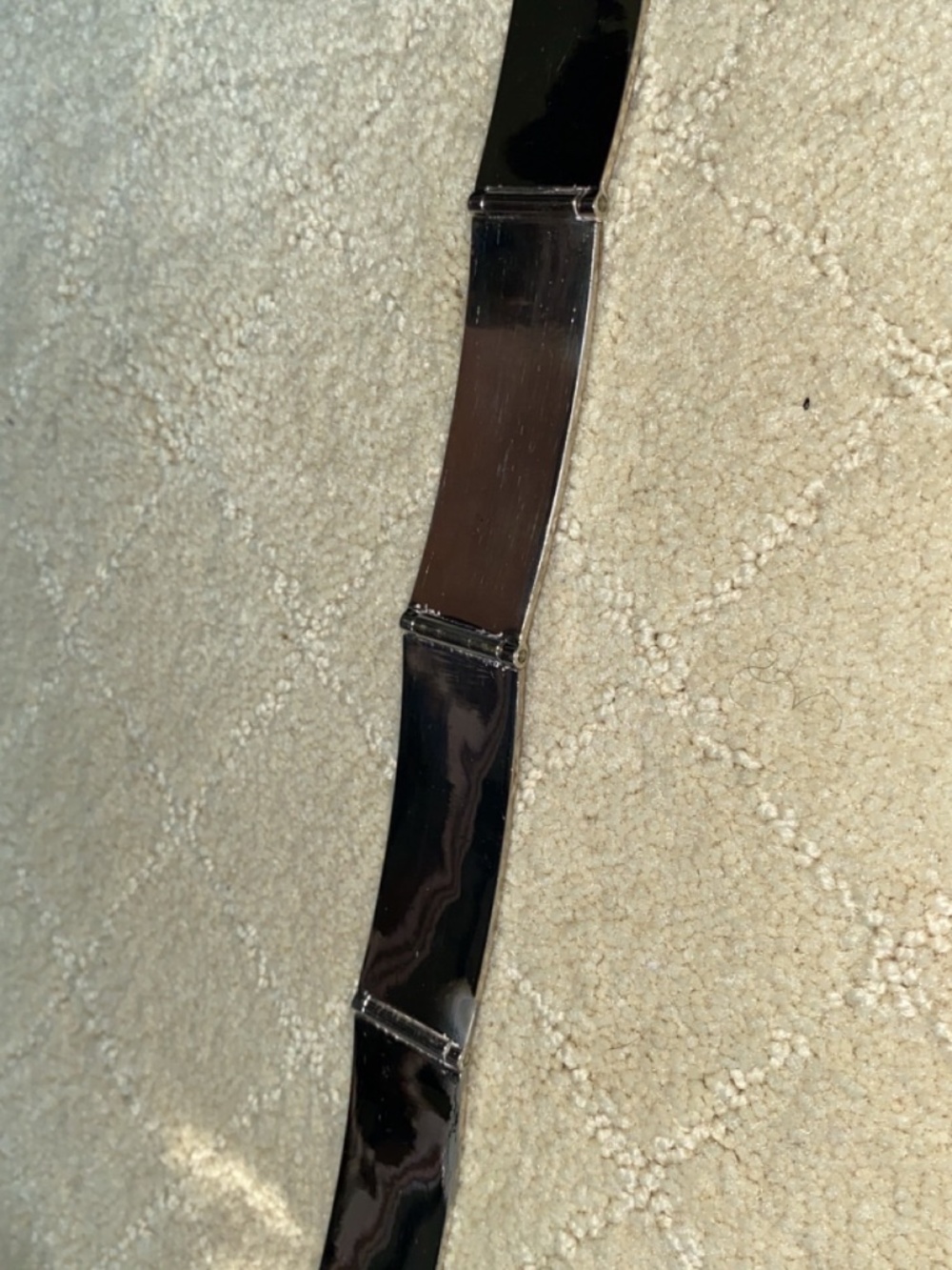 Rare Silver Gucci Belt with Red & Green Enamels - Picture 8 of 16